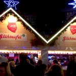 Glühteufel auf dem Weihnachtsmarkt am Schadowplatz