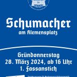 Feierliche Eröffnung „Schumacher am Klemensplatz“