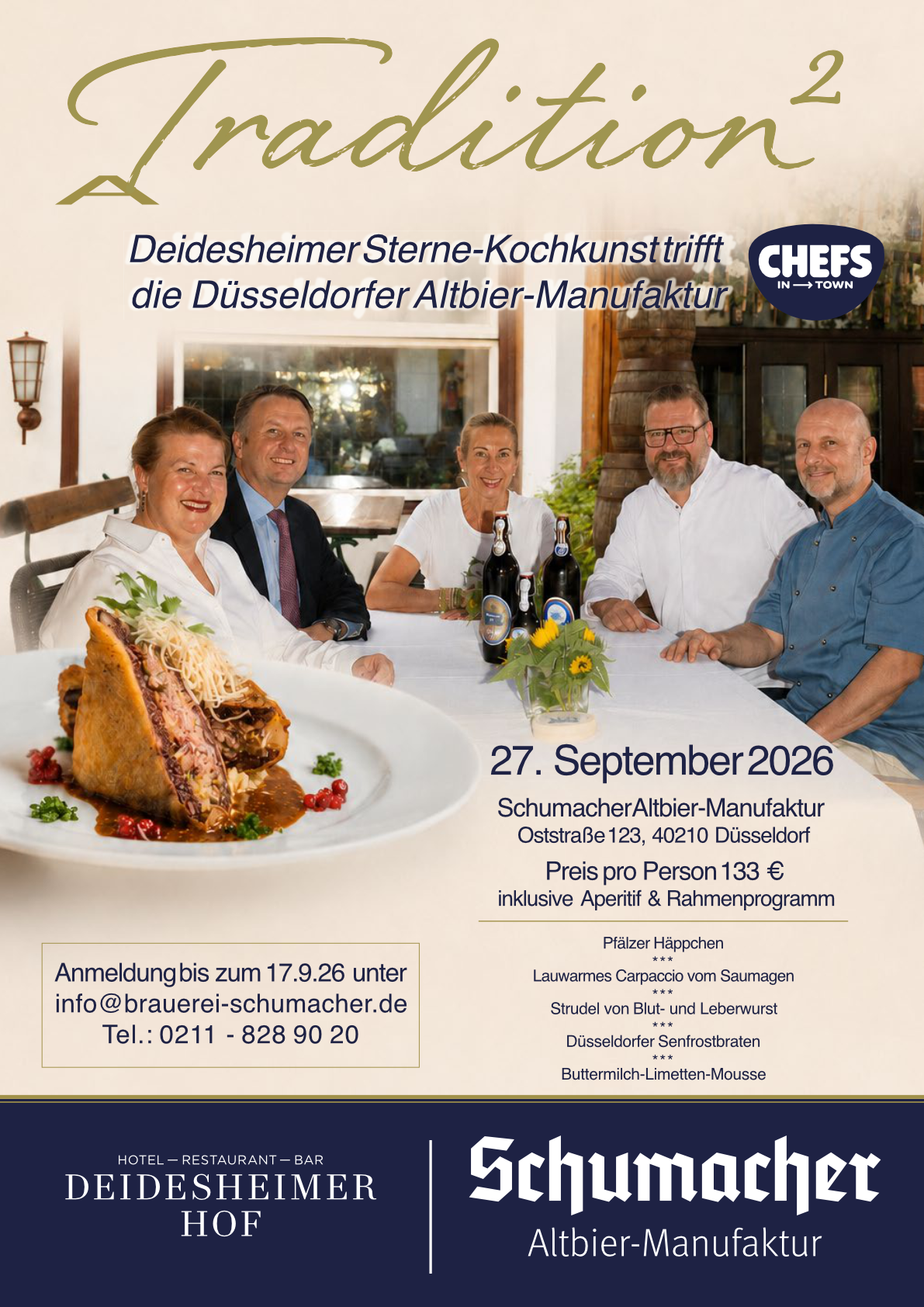 Chefs in Town - In der Schumacher Altbier-Manufaktur